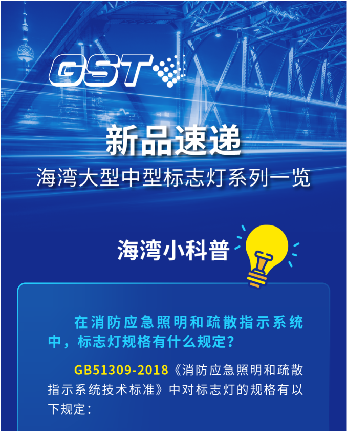 陕西海湾大型中型标志灯系列灯具科普